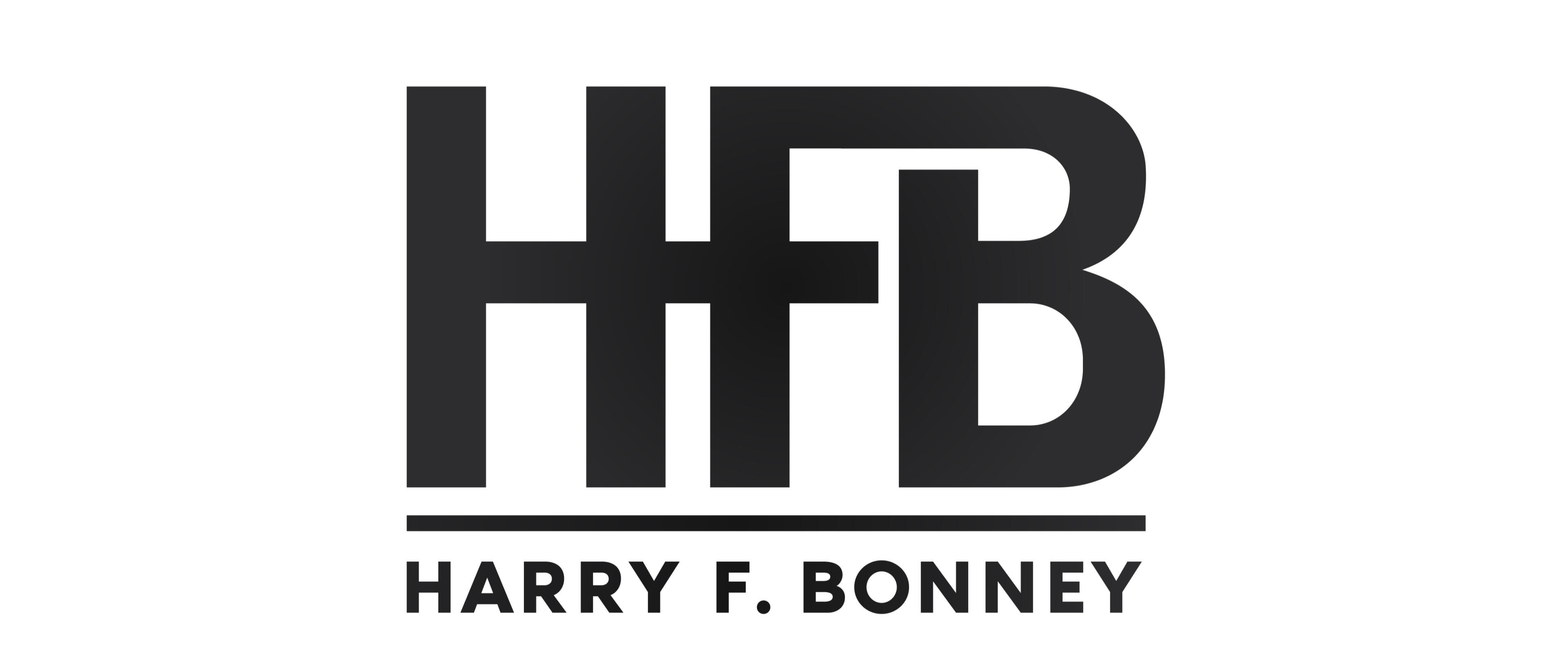 Harry F. Bonney logo, thriller writer